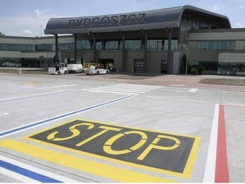 Lotnisko w Bydgoszczy.