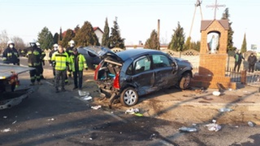 Wypadek w Rożdżałach pod Kaliszem