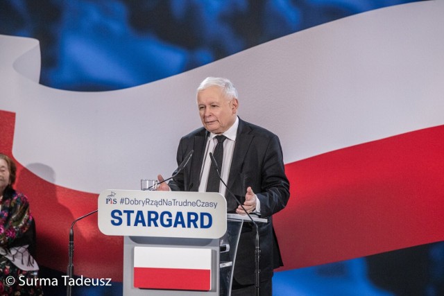Jarosław Kaczyński w Stargardzie