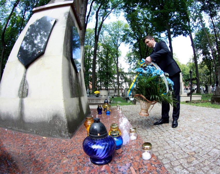 Lublin uczcił 25. rocznicę niepodległości Ukrainy (ZDJĘCIA)