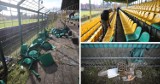 Kibole GKS Katowice wywołali zadymę - niszczyli swój własny stadion! Zobacz, jaki są straty. Obejrzyj ZDJĘCIA