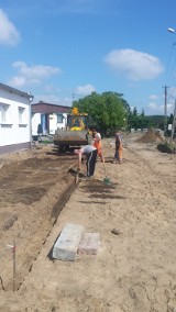 Rozpoczęły się prace związane z przebudową drogi w Borównie w gminie Chełmno