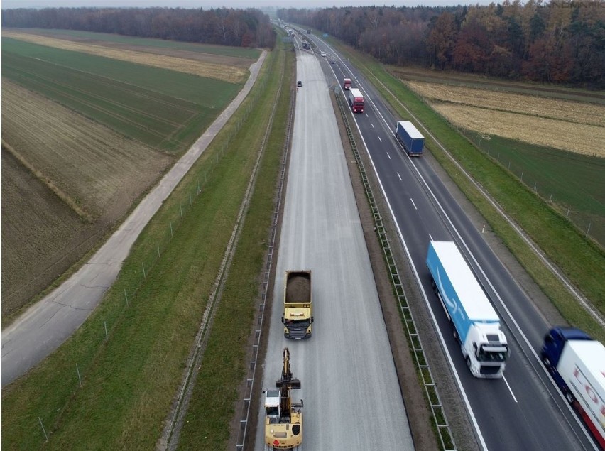 Remont opolskiego odcinka autostrady trwa od 2013 roku.