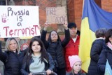 Legnica: Manifestacja w drugą rocznicę agresji Rosji na Ukrainę, zobaczcie zdjęcia