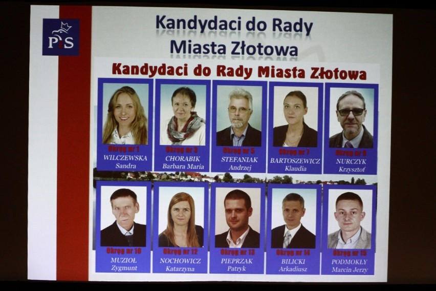 PiS przedstawił kandydatów w Złotowie