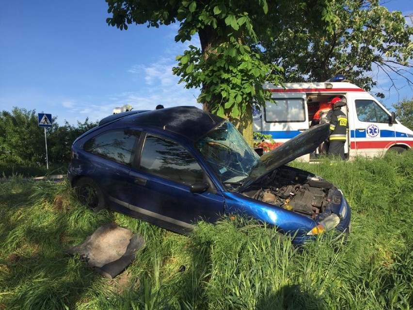 W wypadku w Targowej Górce (gm. Nekla) ucierpiał 26-letni...