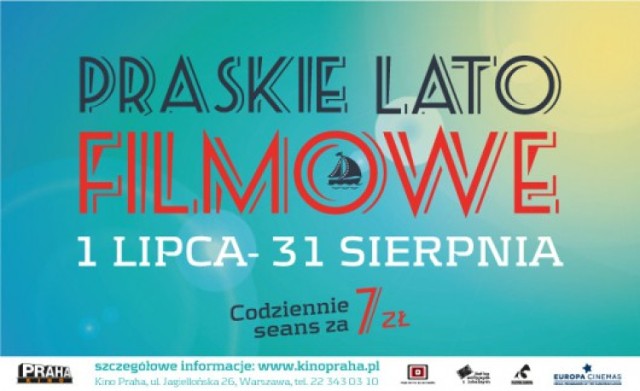 1 lipca ruszyła pierwsza edycja przeglądu "Praskie Lato Filmowe". Kino Praha pokaże najlepsze obrazy ostatnich miesięcy. Więc jeśli przegapiliście ważną premierę filmową, teraz macie okazję nadrobić zaległości. Przewidziane jest wyświetlenie ponad 50 tytułów. 

Projekcje odbywają się codziennie i potrwają do 31 sierpnia. Start o godz. 21, cena biletu 7 zł. 

Czytaj też: "Miasto bez Żydów" w Kinie Praha. Pokaz filmu połączony z dyskusją i muzyką na żywo