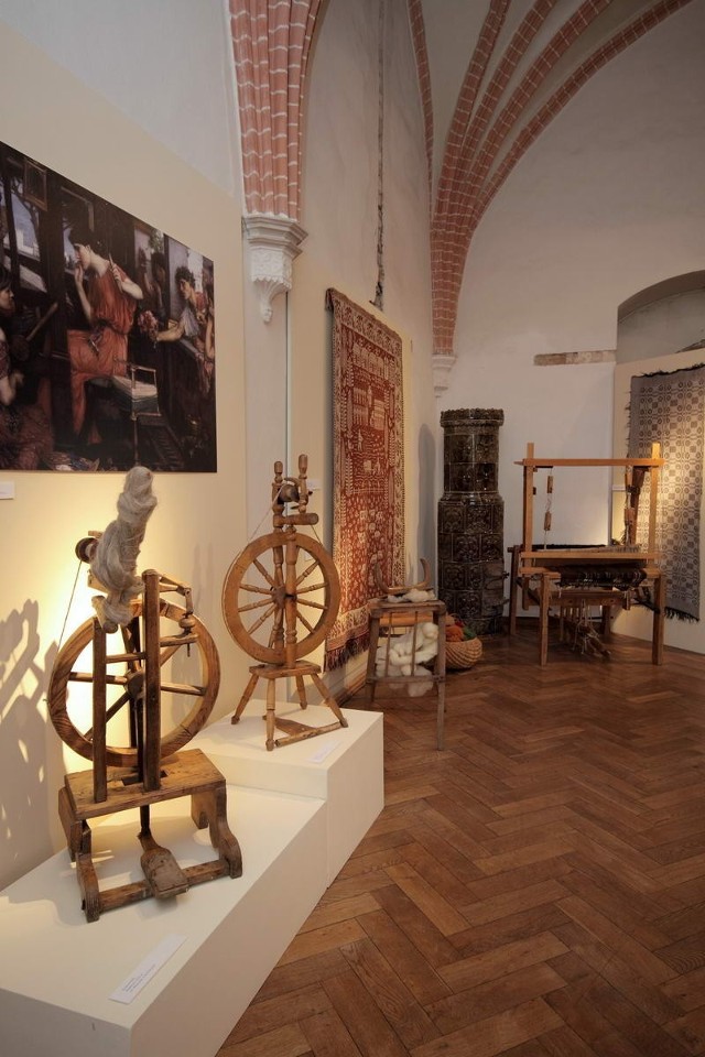 Narzędzia tkackie, które można zobaczyć w kwidzyńskim muzeum