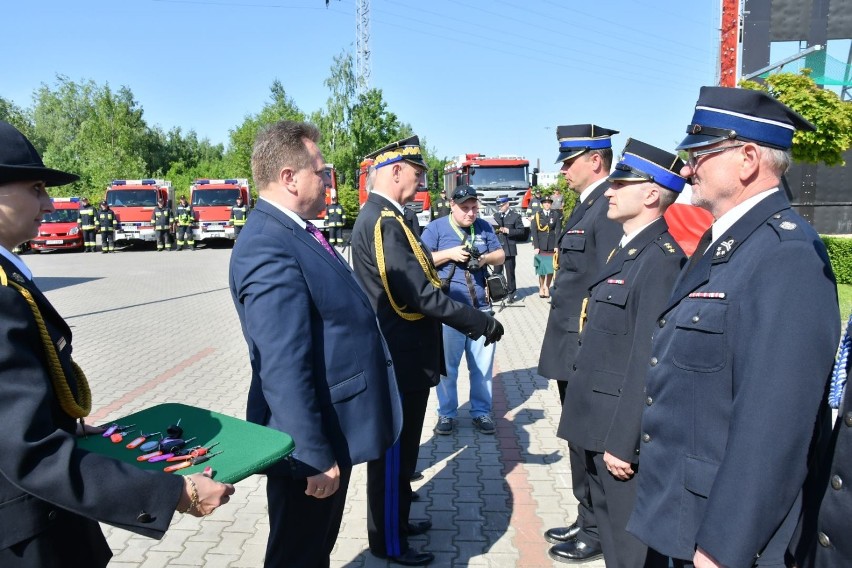 Strażacy z powiatu nowodworskiego uczestniczyli w...