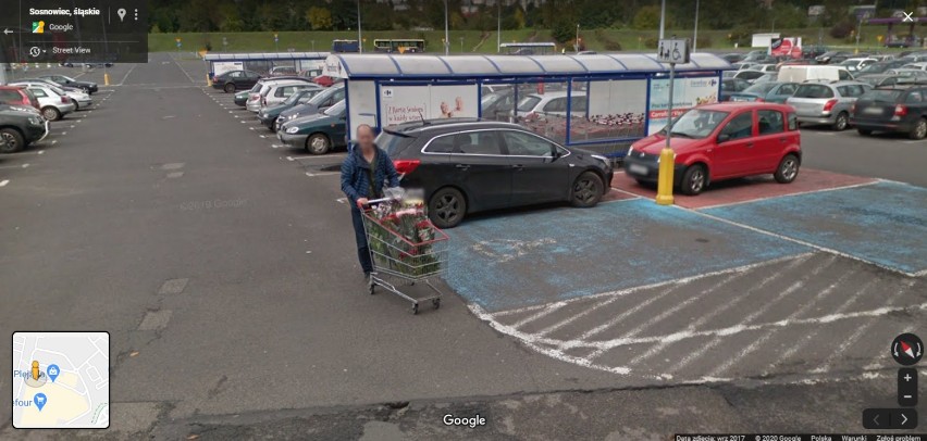 Sosnowiczanie w mapach Googla? Mieszkańcy uchwyceni przez kamery Google Street View. Sprawdźcie czy jesteście na zdjęciach