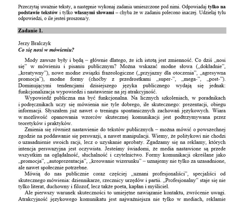 Matura 2015 z polskiego. Wypracowanie o Lalce [PDF, ODPOWIEDZI, ARKUSZE] Jak Wam poszło?