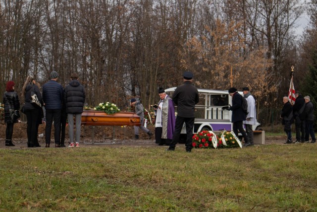 28.11.2022, Kraków: pogrzeb Ryszarda Pera na cmentarzu Batowickim