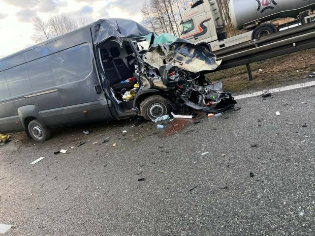 W poniedziałek (11.12) doszło do wypadku na opolskim odcinku autostrady A4.