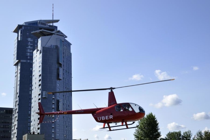 Helikopter ubera, czyli latająca taksówka nad Gdynią [ZDJĘCIA]