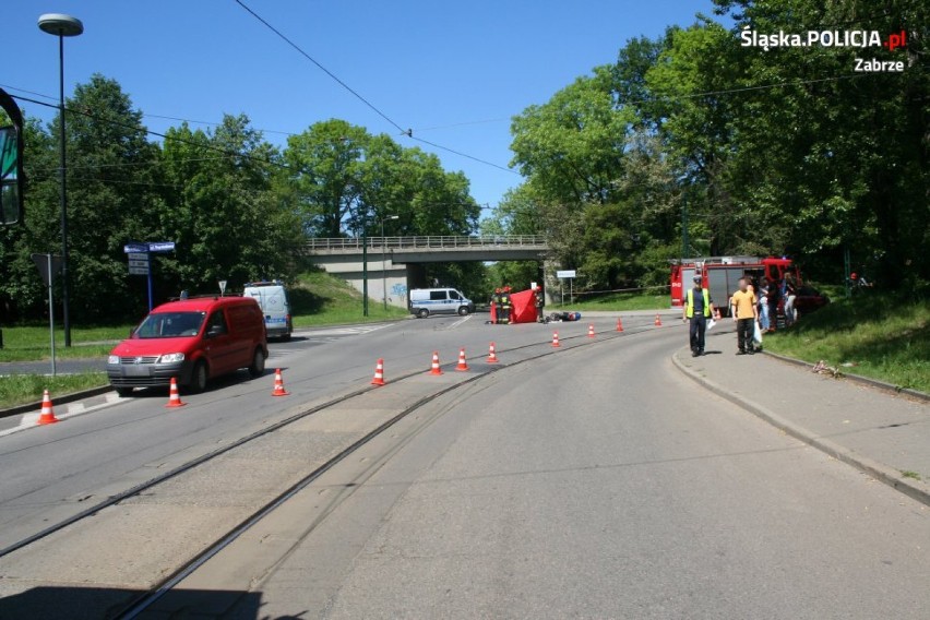 Śmiertelny wypadek w Zabrzu. Motocyklista wiózł 4-letniego chłopca. Dziecko zginęło [AKTUALIZACJA]