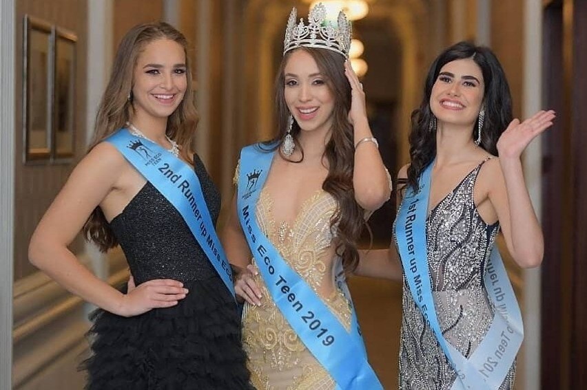 Wiktoria Karkosz z Rawicza nie zdobyła korony Miss Eco Teen International 2019. Polska liderem w głosowaniu internautów