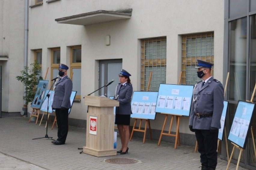 Święto policji zorganizowano na placu komendy w Żninie