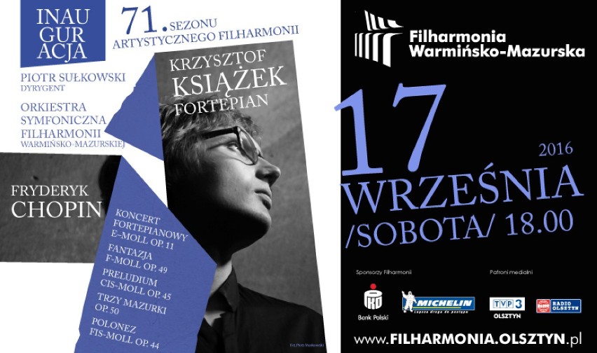 Koncerty Inaugurujące 71.sezon artystyczny 2016/2017 w Warmińsko- Mazurskiej Filharmonii