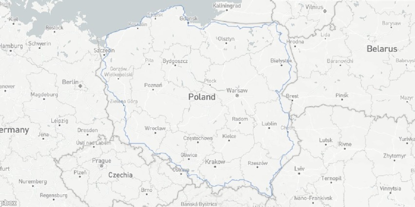 Plan trasy Trajką dookoła Polski