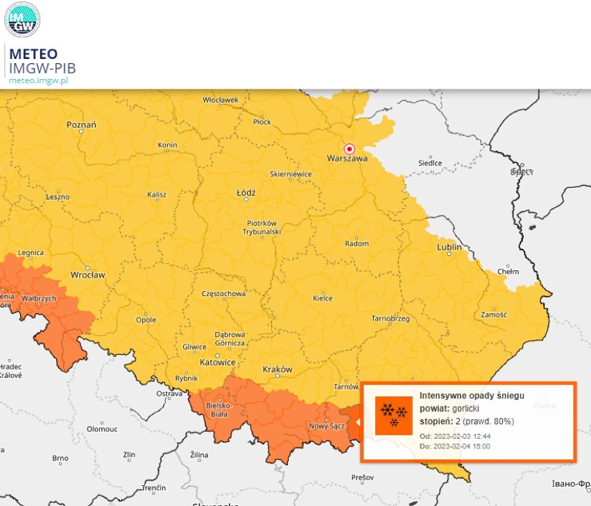 Trudna sytuacja pogodowa w Małopolsce, cały obszar Tatr zamknięty do odwołania - marszałek województwa apeluje o ostrożność!