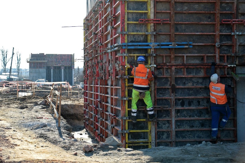 Budowa nowego odcinka szybkiego tramwaju Saska-Wielicka.