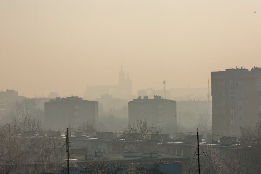 Smog w Krakowie w styczniu 2017 roku