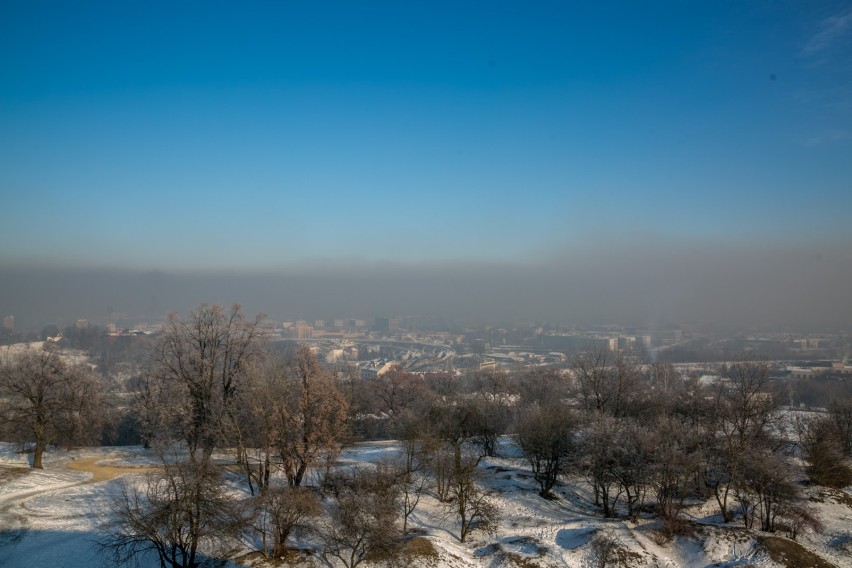 Smog w Krakowie w styczniu 2017 roku