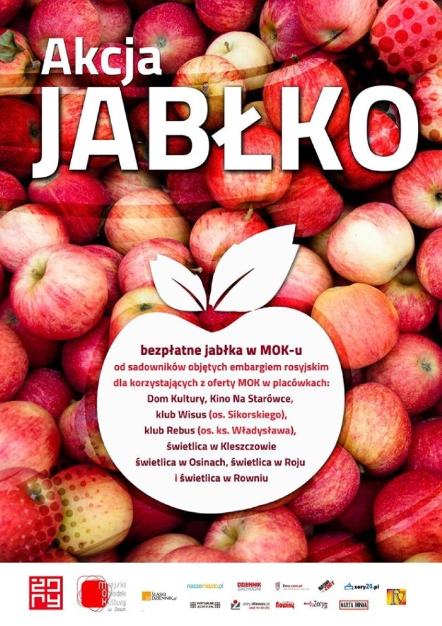 Darmowe jabłka w Żorach wracają do MOK-u