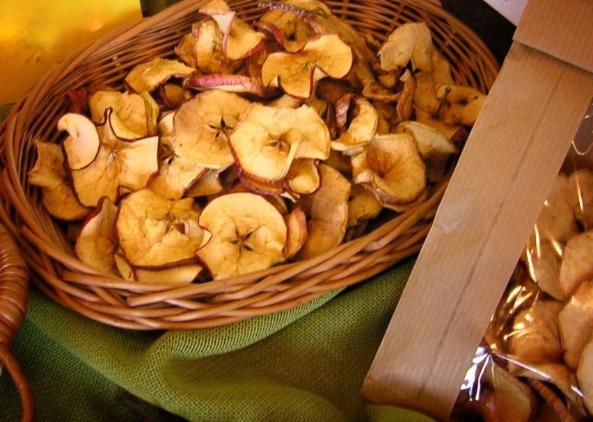 Jabłka suszone z pieca - nowy opolski produkt tradycyjny.
