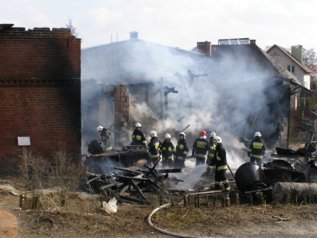pożar w Lubawie