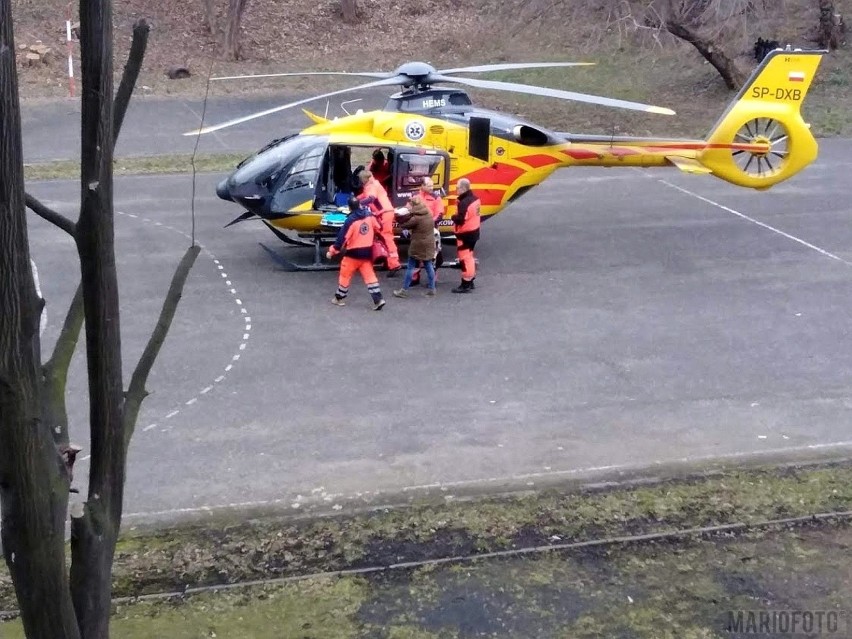 Śmigłowiec LPR zabrał dziecko do Uniwersyteckiego Szpitala...
