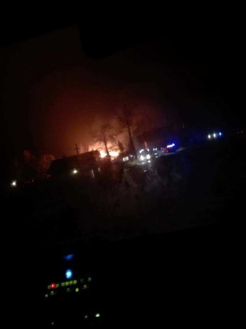Gmina Stegna. Nad ranem, w środę, 1 listopada wybuchł pożar...