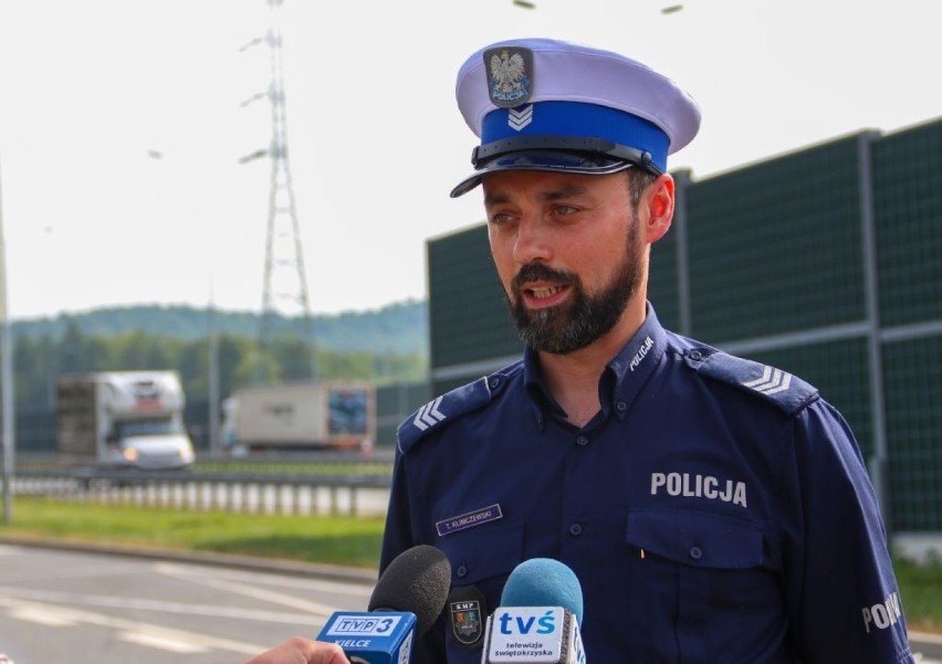 Policjanci z Kielc z powietrza sprawdzą czy kierowcy jeżdżą "na zderzak" [ZDJĘCIA] 