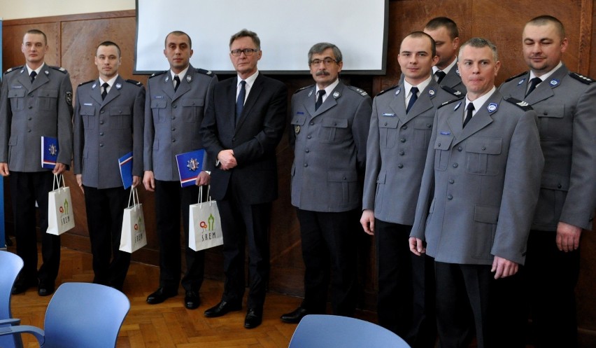 Policjanci ze śremskiej KPP