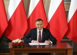 Andrzej Duda w Katowicach. Prezydent podpisał ustawę metropolitalną [ZDJĘCIA]