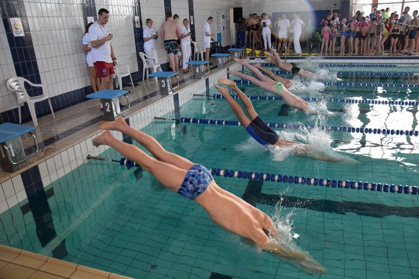 Chodzież: Mistrzostwa w pływaniu z okazji 75. rocznicy wyzwolenia. Zawody dla dzieci i młodzieży na pływalni Delfin (ZDJĘCIA)