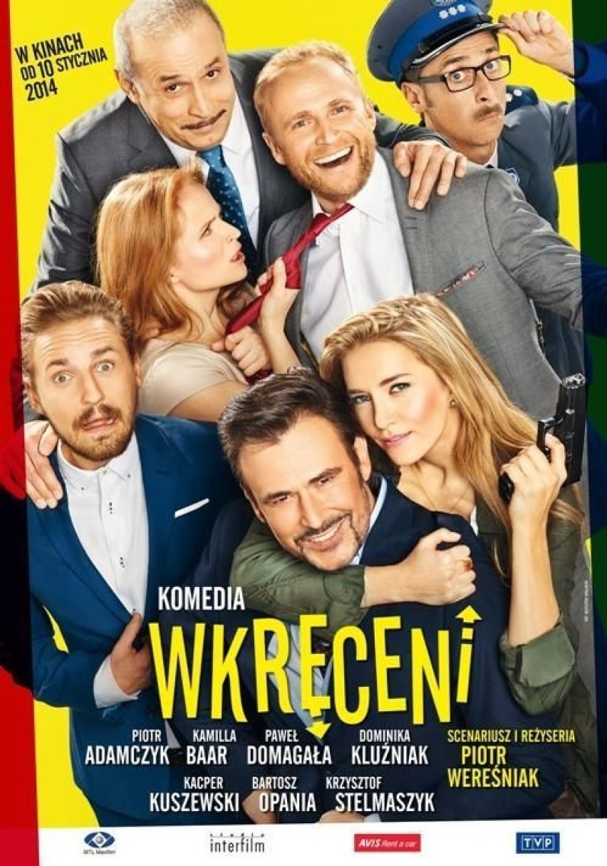 Plakat filmu Wkręceni Piotra Wereśniaka.