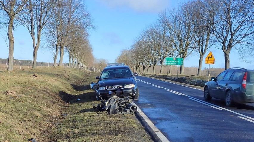 Na drodze krajowej nr 27 na odcinku Żary-Bieniów wydarzył...