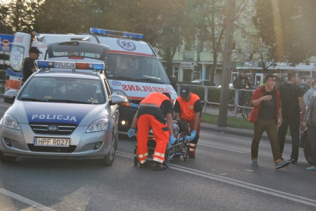 Uciekali przed sieradzkimi policjantami. Spotkać się z nimi nie zamierzał m.in. rowerzysta potrącony na ul. Jana Pawła II