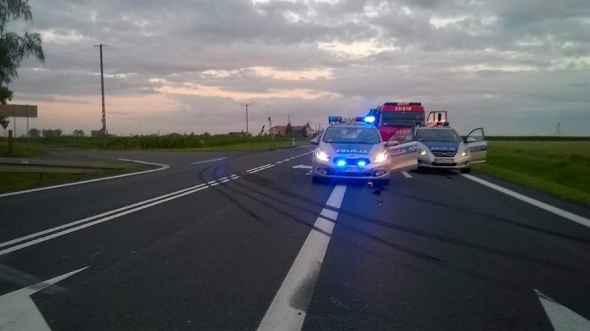 Wypadek w miejscowości Rgielew
