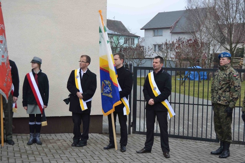 Lębork - Żołnierze Wyklęci. Odsłonięcie tablicy Jana Skorba