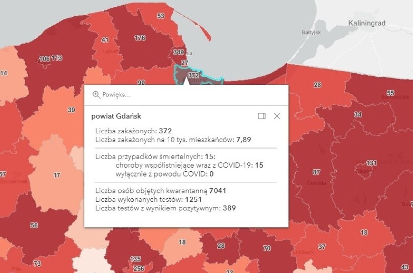 Koronawirus na Pomorzu 24.03.2021. Rekord zakażeń w regionie od początku pandemii. 1935 nowych przypadków zachorowania