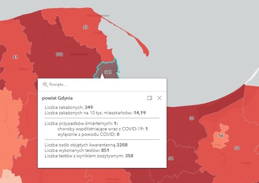 Koronawirus na Pomorzu 24.03.2021. Rekord zakażeń w regionie od początku pandemii. 1935 nowych przypadków zachorowania