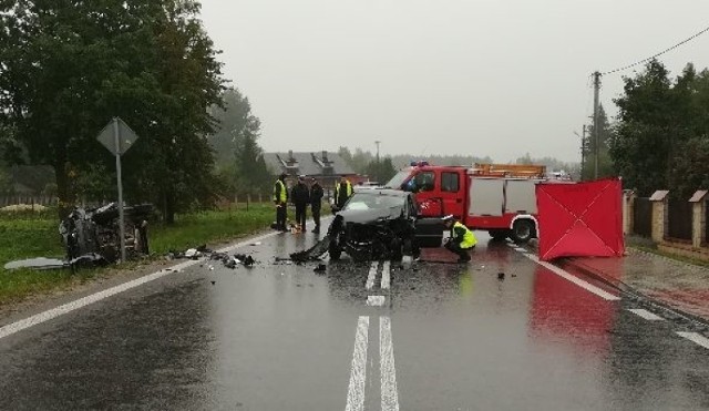 Na miejscu czwartkowej tragedii w Rytwianch.