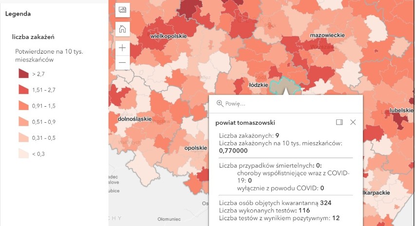Koronawirus w powiecie tomaszowskim. Ile osób zakażonych, a ile zaszczepionych? Sprawdź nowe dane, 2.02.2021