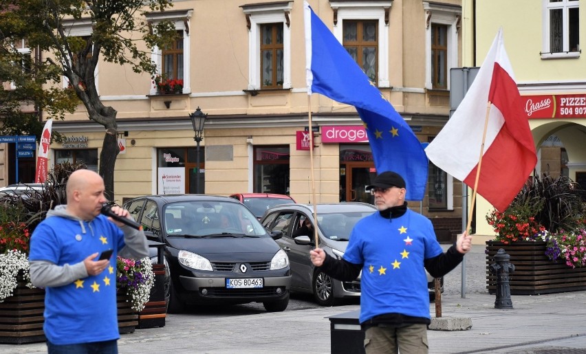 Rynek w Oświęcimiu był areną manifestacji KOD.