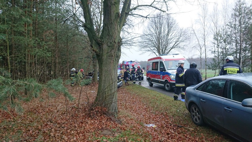 Gmina Lgota Wielka: Wypadek w Brudzicach. Ranny 18-letni kierowca 