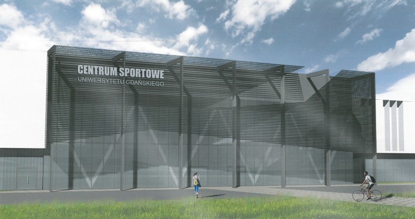 Centrum Sportowe Uniwersytetu Gdańskiego - widok na strefę...