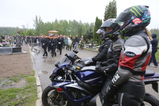 Pogrzeb motocyklisty z Sosnowca: 23-latek zginął w wypadku