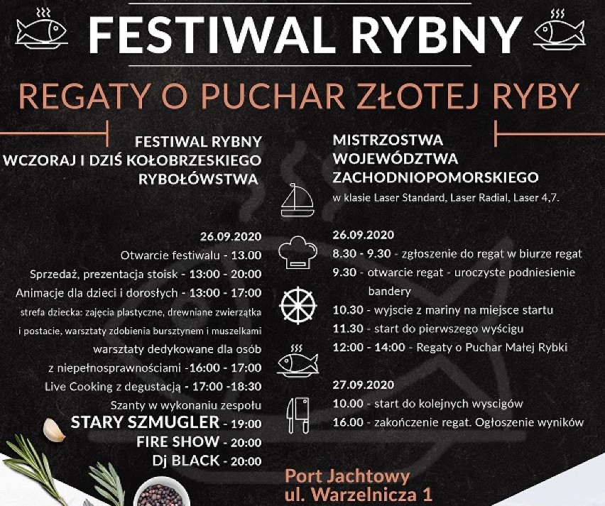 Festiwal Rybny w Porcie Jachtowym w Kołobrzegu już w sobotę (szczegółowy program)